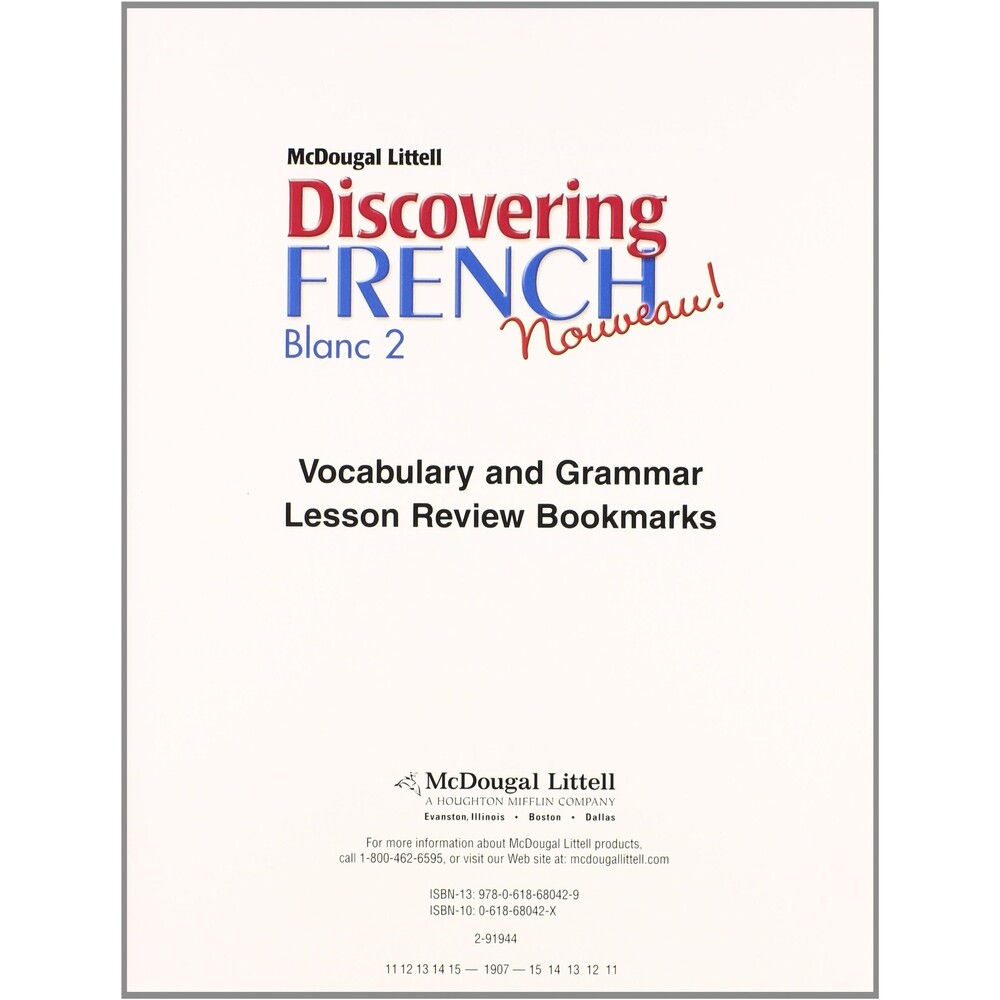 Discovering French Nouveau: Workbook Lesson Level 2 Crds Edition ML